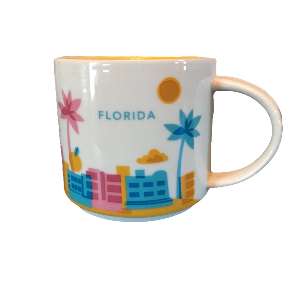 Starbucks You Are Here Collection Coffee Mug Florida - Never used
